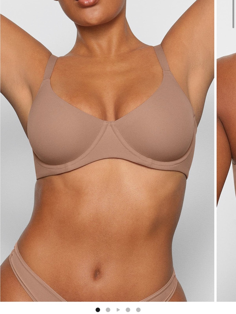 Skims Fits Everybody Unlined Semi Bra- sienna